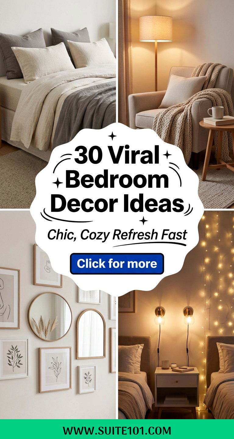 30 Viral Bedroom Decor Ideas for a Chic Cozy Refresh Fast - 30 Viral Bedroom Decor Ideas for a Chic, Cozy Refresh Fast