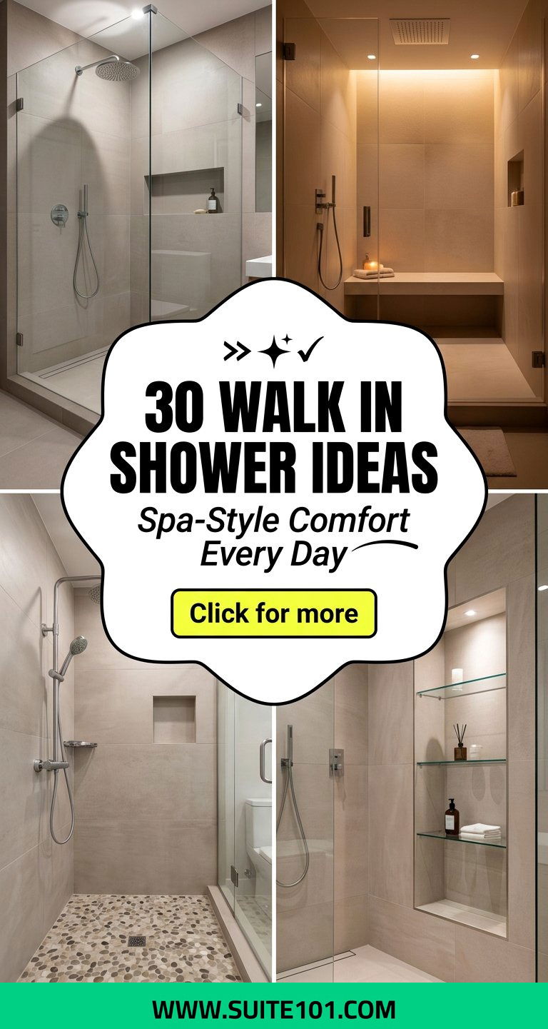 30 Walk In Shower Ideas for Spa-Style Comfort in Every Bathroom - 30 Walk In Shower Ideas for Spa-Style Comfort in Every Bathroom