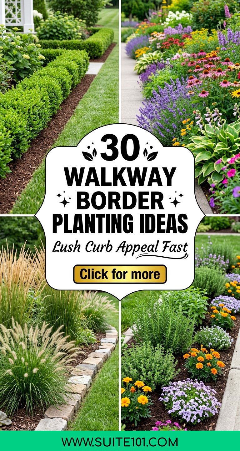 30 Walkway Border Planting Ideas for Lush Curb Appeal Fast - 30 Walkway Border Planting Ideas for Lush Curb Appeal Fast