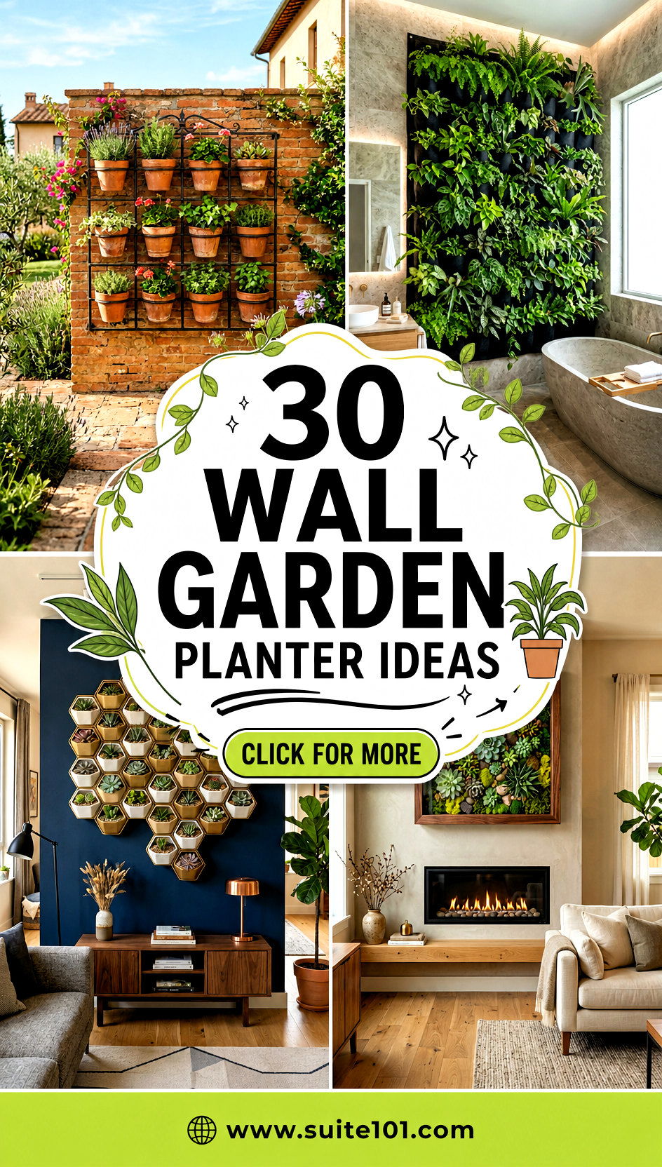 30 Wall Garden Planter Ideas to Add Greenery Anywhere in Style - 30 Wall Garden Planter Ideas to Add Greenery Anywhere in Style
