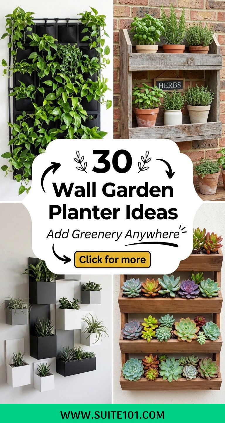 30 Wall Garden Planter Ideas to Add Greenery Anywhere in Style - 30 Wall Garden Planter Ideas to Add Greenery Anywhere in Style