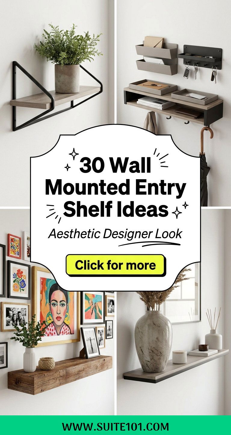 30 Wall Mounted Entry Shelf Ideas Aesthetic That Look Designer - 30 Wall Mounted Entry Shelf Ideas Aesthetic That Look Designer