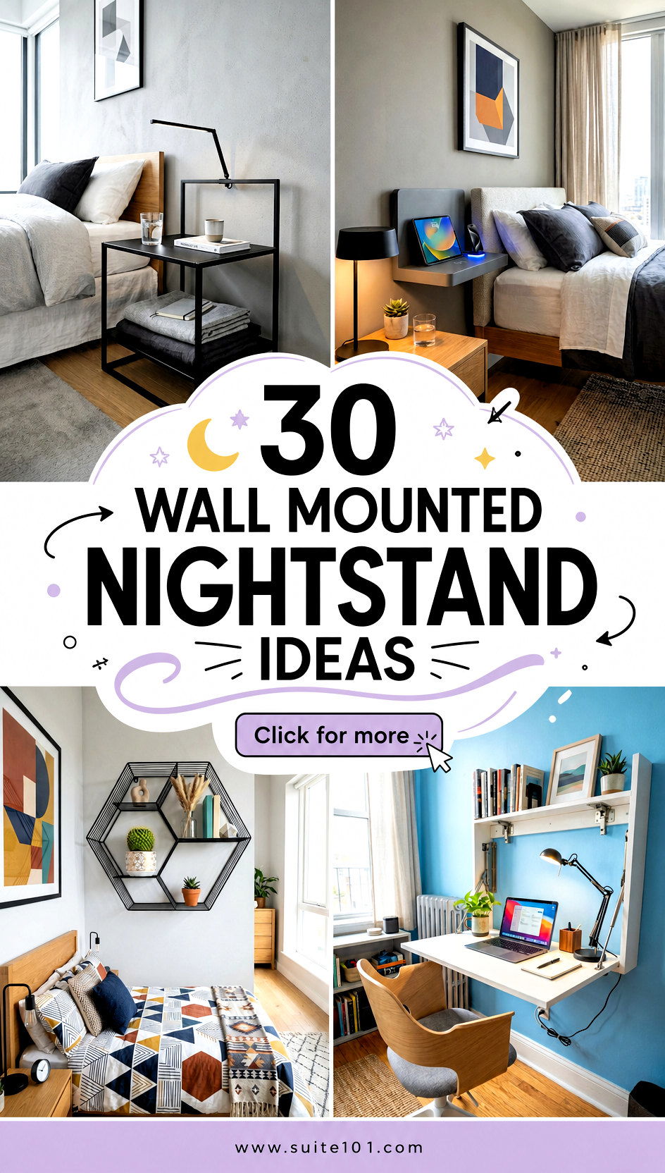 30 Wall Mounted Nightstand Ideas to Maximize Space in Any Bedroom - 30 Wall Mounted Nightstand Ideas to Maximize Space in Any Bedroom