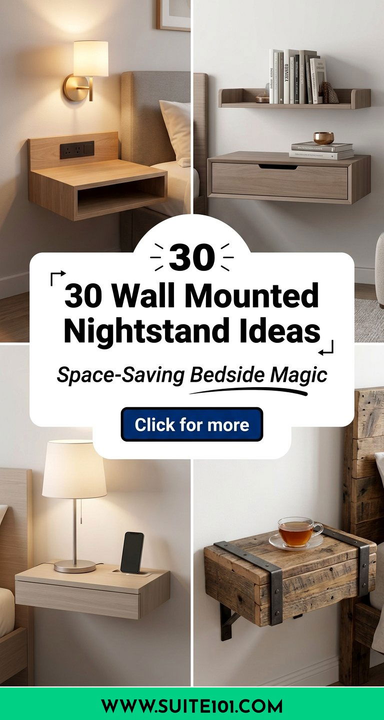 30 Wall Mounted Nightstand Ideas to Maximize Space in Any Bedroom - 30 Wall Mounted Nightstand Ideas to Maximize Space in Any Bedroom