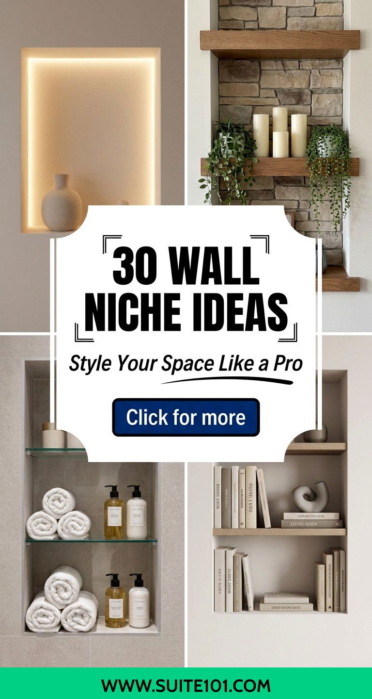 30 Wall Niche Ideas to Style Your Space Like a Pro Today - 30 Wall Niche Ideas to Style Your Space Like a Pro Today