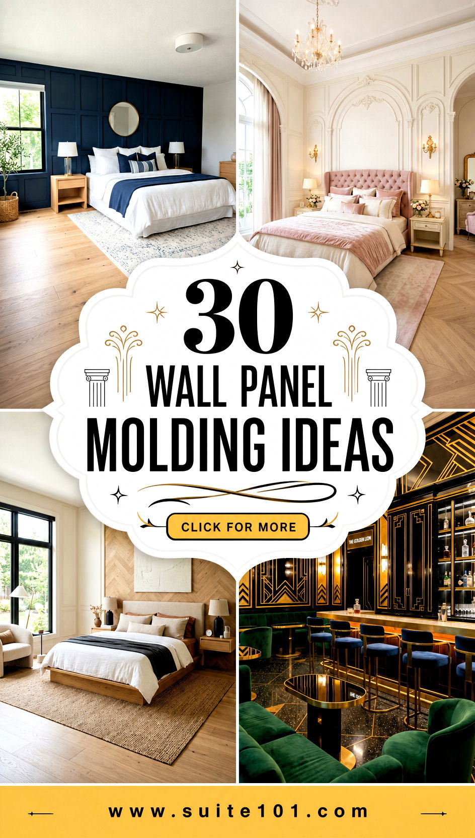 30 Wall Panel Molding Ideas for Elevated Cozy Walls Anytime - 30 Wall Panel Molding Ideas for Elevated, Cozy Walls Anytime
