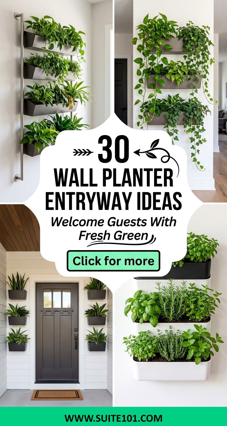 30 Wall Planter Entryway Ideas to Welcome Guests With Fresh Green - 30 Wall Planter Entryway Ideas to Welcome Guests With Fresh Green