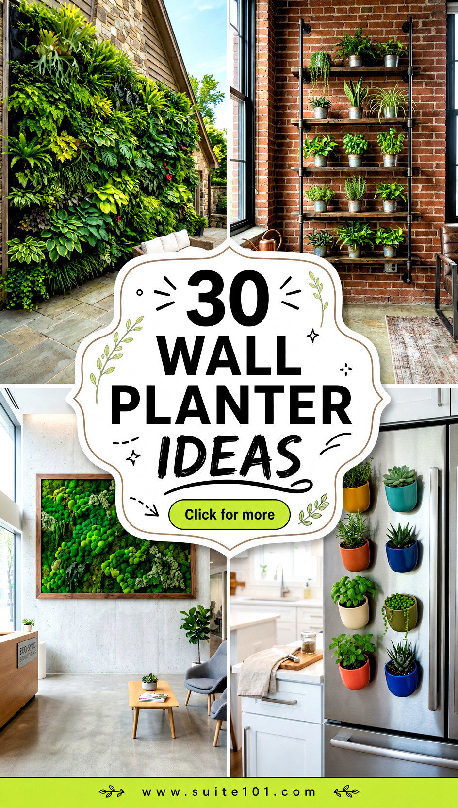 30 Wall Planter Ideas to Turn Empty Walls Into Green Showpieces - 30 Wall Planter Ideas to Turn Empty Walls Into Green Showpieces
