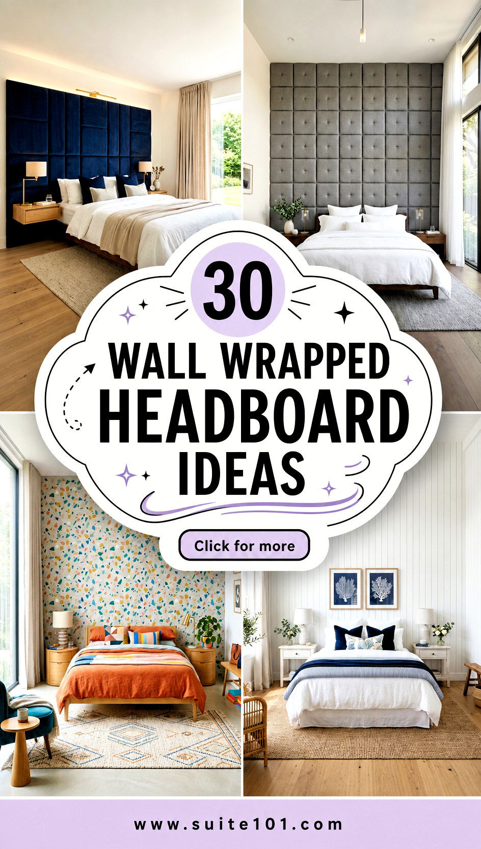30 Wall Wrapped Headboard Ideas for a Luxe Bedroom Upgrade - 30 Wall Wrapped Headboard Ideas for a Luxe Bedroom Upgrade