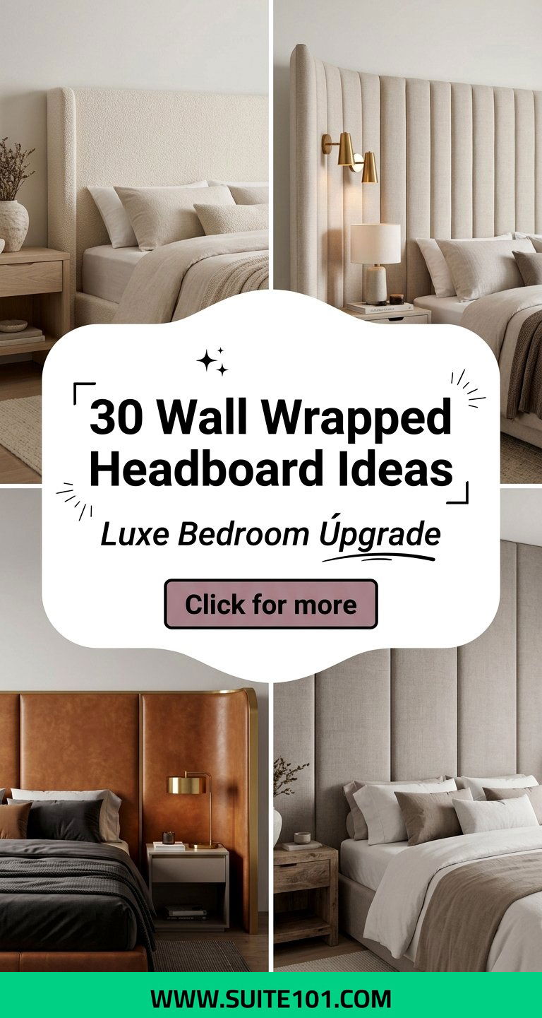 30 Wall Wrapped Headboard Ideas for a Luxe Bedroom Upgrade - 30 Wall Wrapped Headboard Ideas for a Luxe Bedroom Upgrade