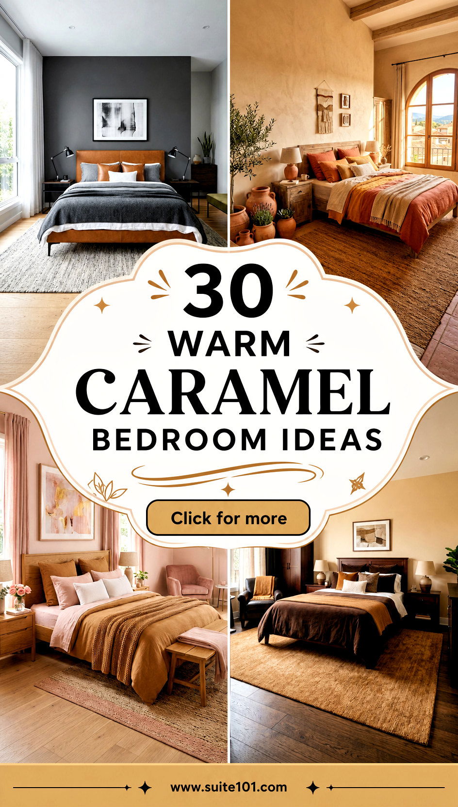 30 Warm Caramel Bedroom Ideas for Cozy Nights and Soft Glow - 30 Warm Caramel Bedroom Ideas for Cozy Nights and Soft Glow