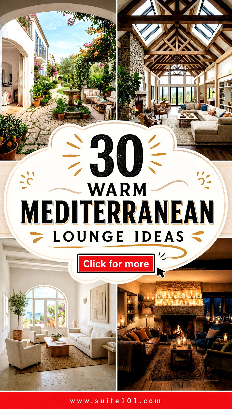 30 Warm Mediterranean Lounge Ideas for Sun-Soaked Relaxation - 30 Warm Mediterranean Lounge Ideas for Sun-Soaked Relaxation