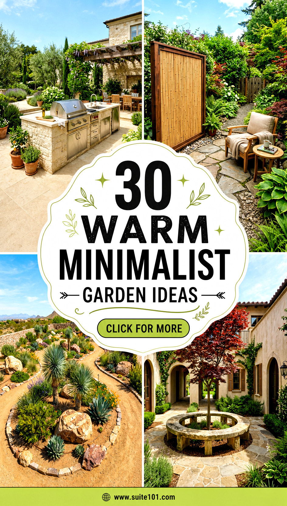 30 Warm Minimalist Garden Ideas for Easy Year-Round Charm - 30 Warm Minimalist Garden Ideas for Easy, Year-Round Charm