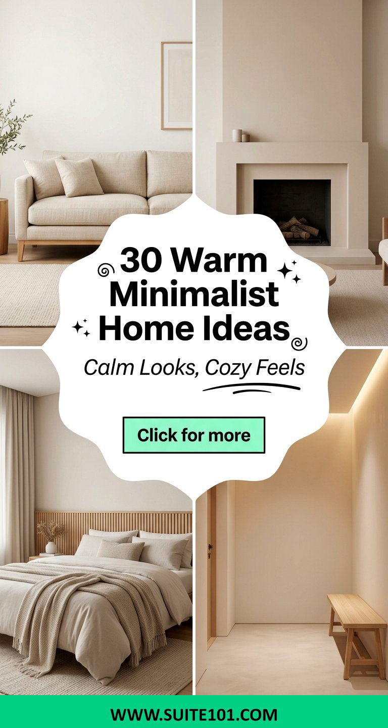 30 Warm Minimalist Home Ideas That Feel Calm and Cozy Everyday - 30 Warm Minimalist Home Ideas That Feel Calm and Cozy Everyday