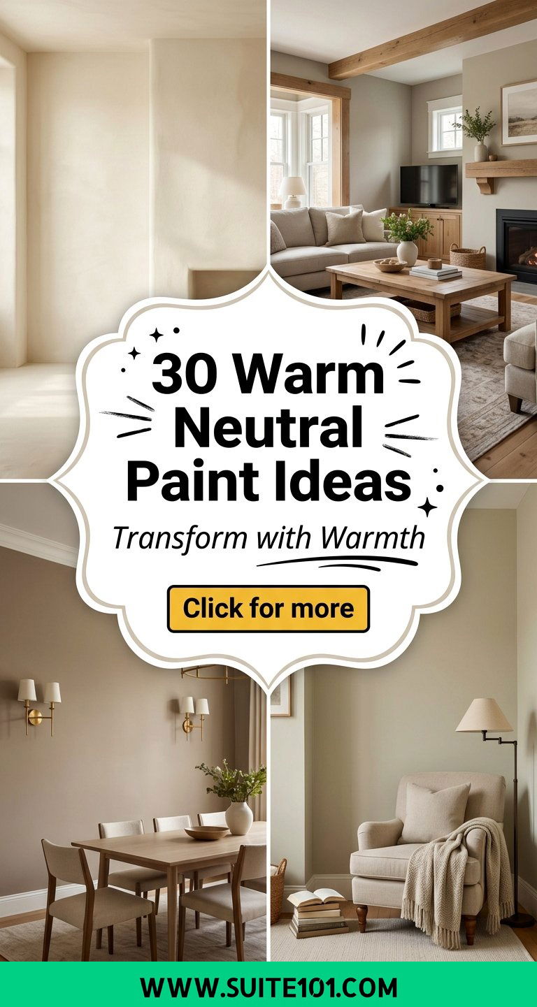 30 Warm Neutral Paint Ideas to Transform Your Rooms Beautifully - 30 Warm Neutral Paint Ideas to Transform Your Rooms Beautifully