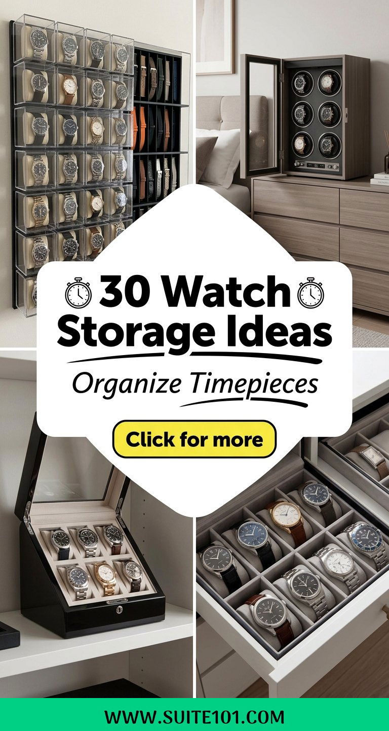 30 Watch Storage Ideas to Organize Your Timepieces in Style - 30 Watch Storage Ideas to Organize Your Timepieces in Style