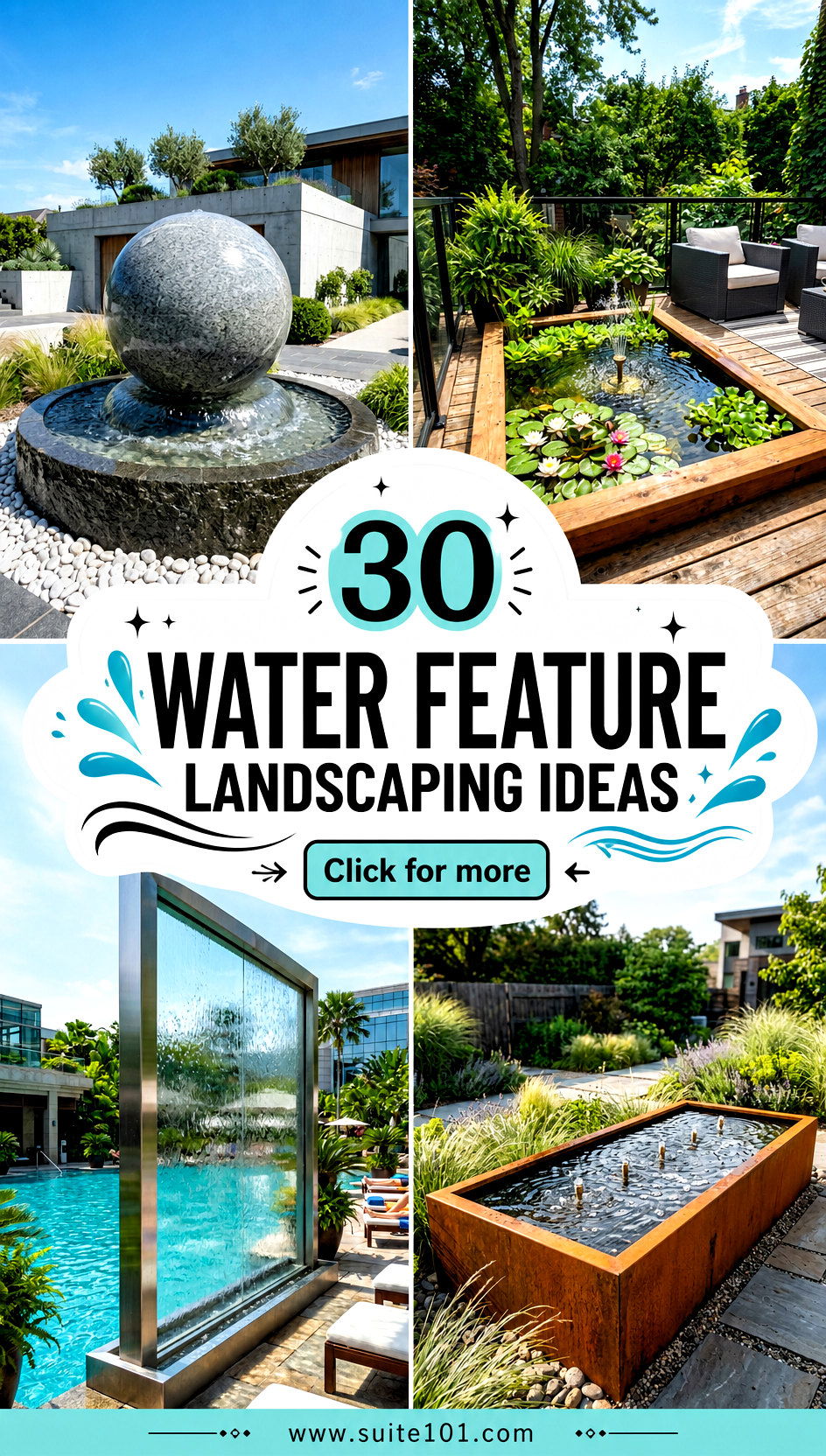 30 Water Feature Landscaping Ideas for a Tranquil Outdoor Space - 30 Water Feature Landscaping Ideas for a Tranquil Outdoor Space