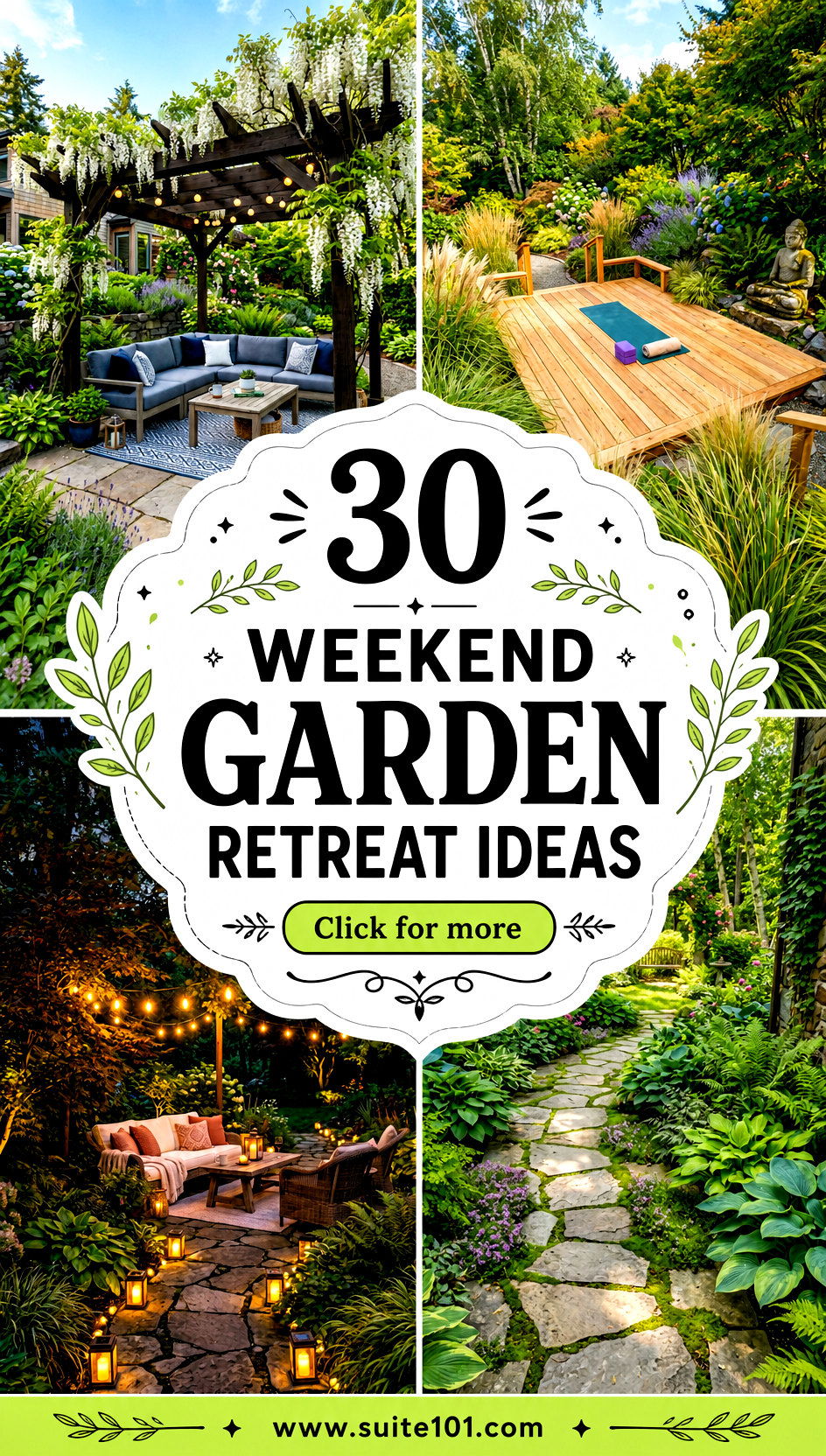 30 Weekend Garden Retreat Ideas for a Calming Green Escape - 30 Weekend Garden Retreat Ideas for a Calming, Green Escape