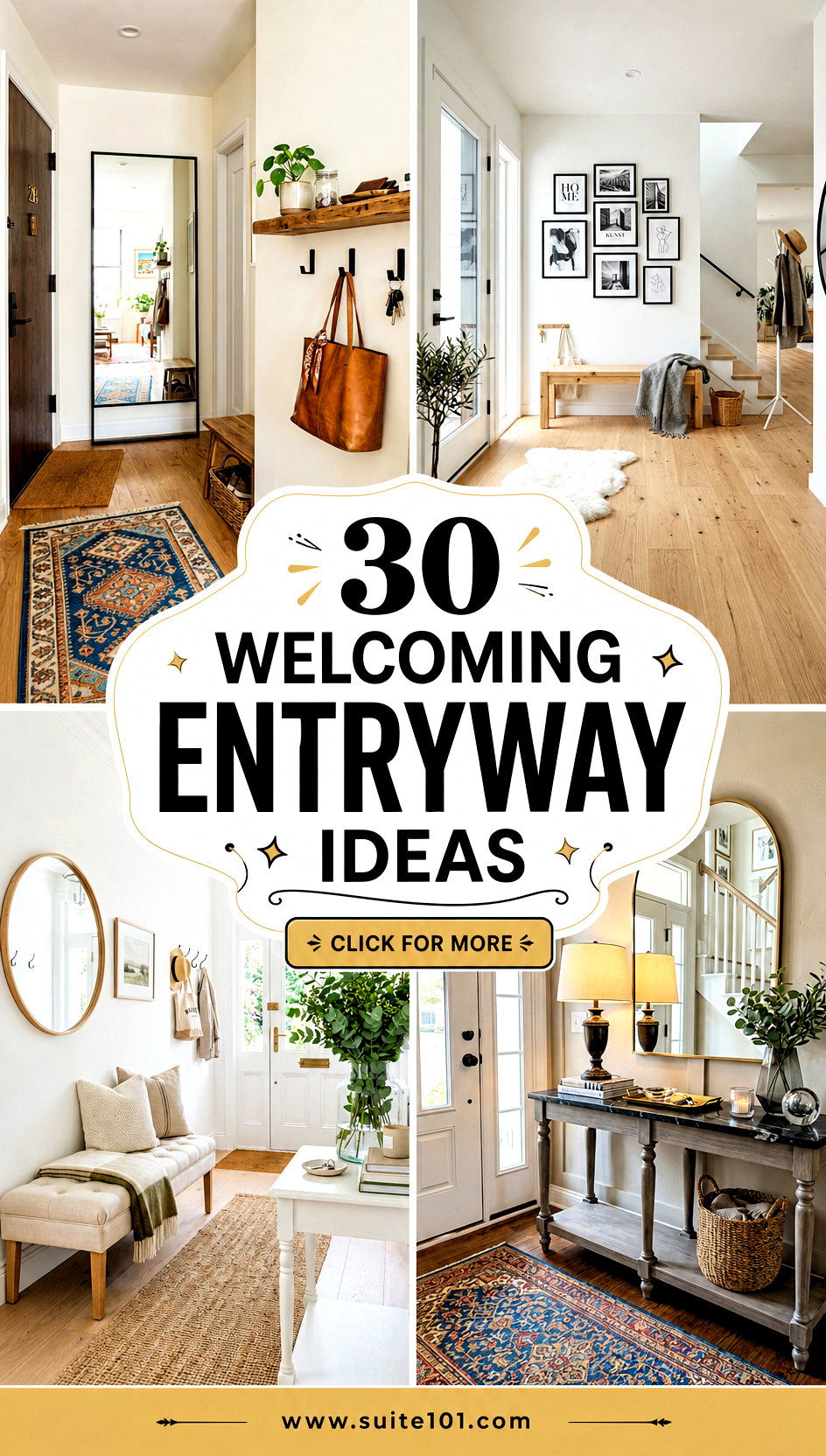 30 Welcoming Entryway Ideas to Greet Guests with Warm Style - 30 Welcoming Entryway Ideas to Greet Guests with Warm Style