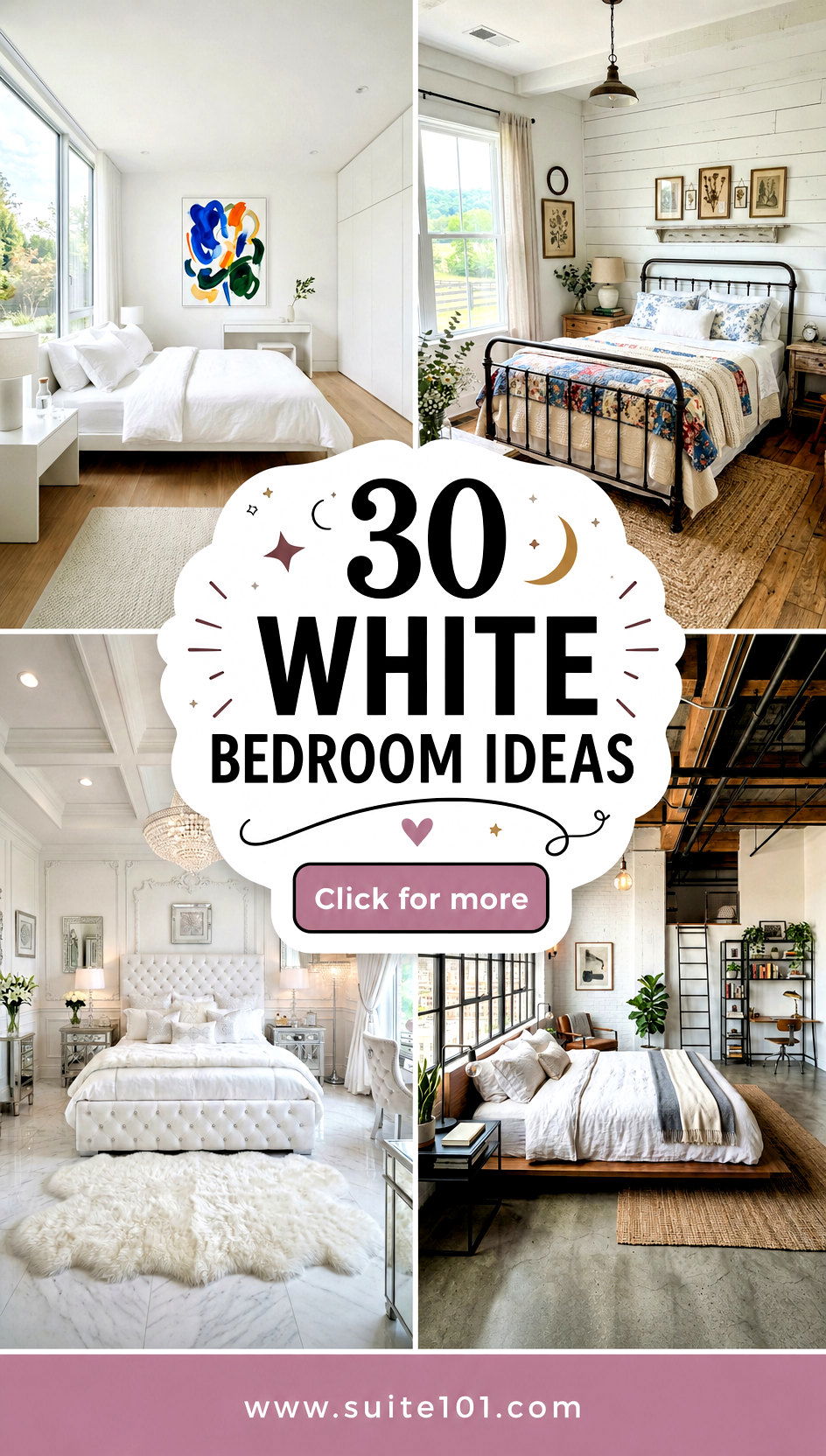 30 White Bedroom Ideas for Airy Style Better Sleep and Calm - 30 White Bedroom Ideas for Airy Style, Better Sleep, and Calm
