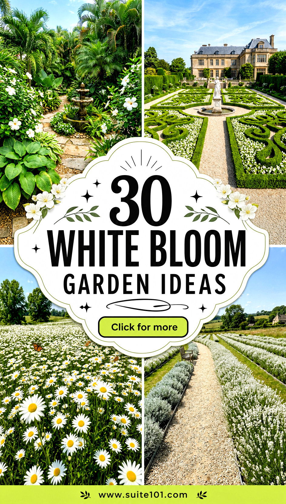 30 White Bloom Garden Ideas for a Dreamy High-Impact Landscape - 30 White Bloom Garden Ideas for a Dreamy, High-Impact Landscape