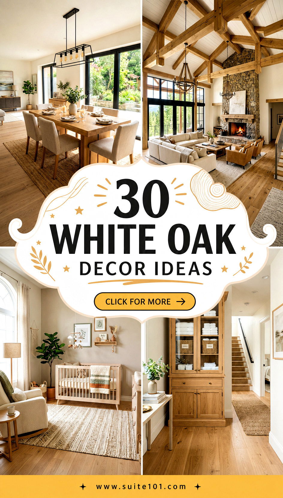 30 White Oak Decor Ideas for Warm Modern Living Spaces - 30 White Oak Decor Ideas for Warm, Modern Living Spaces