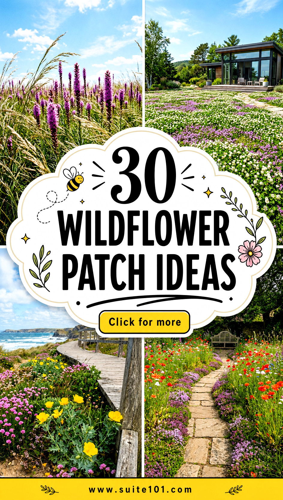 30 Wildflower Patch Ideas for a Pollinator-Friendly Backyard - 30 Wildflower Patch Ideas for a Pollinator-Friendly Backyard