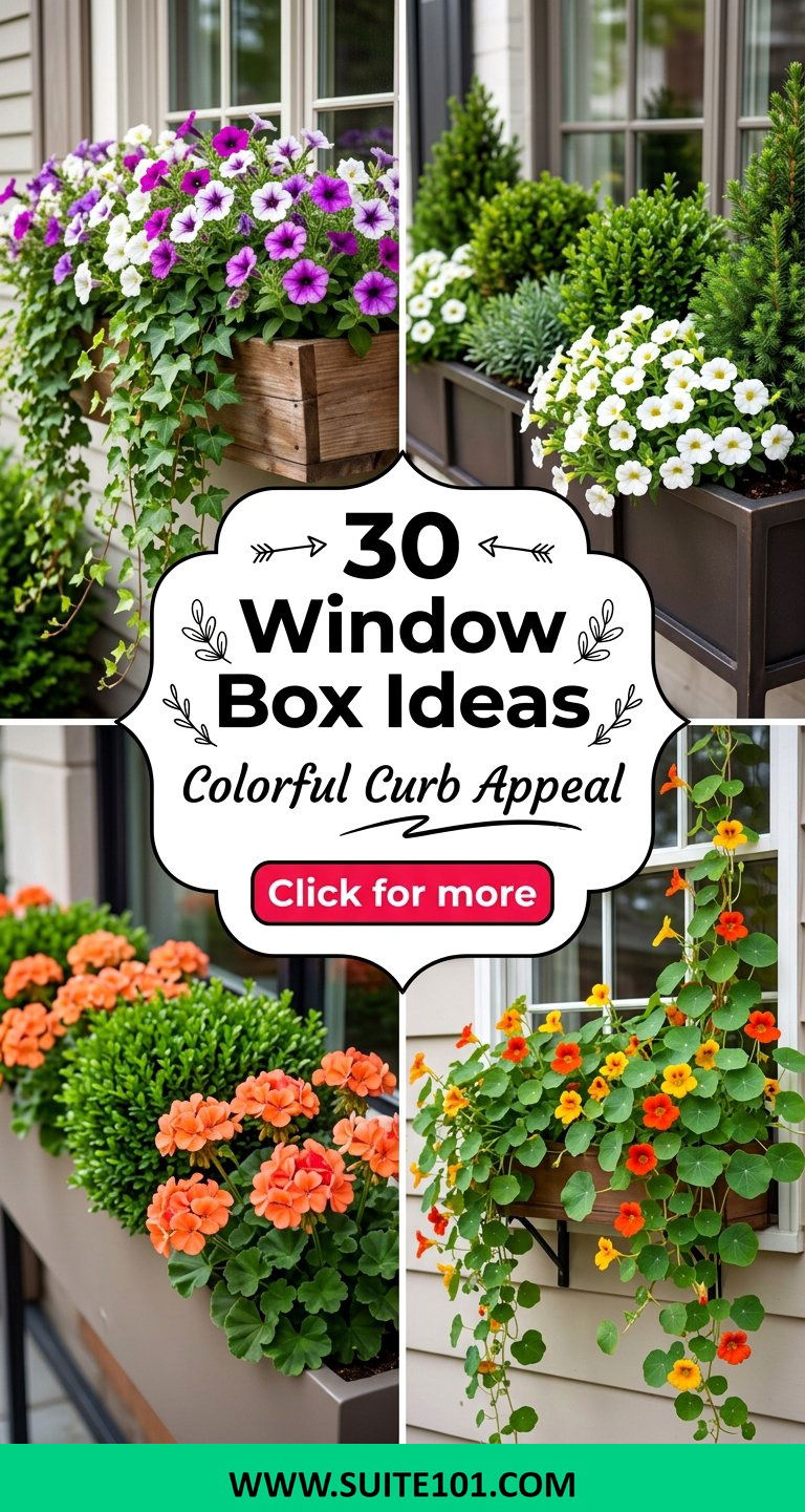 30 Window Box Ideas for Colorful Curb Appeal All Season Long - Suite 101