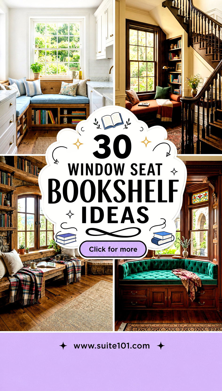 30 Window Seat Bookshelf Ideas for Cozy Reading Nooks Today - 30 Window Seat Bookshelf Ideas for Cozy Reading Nooks Today