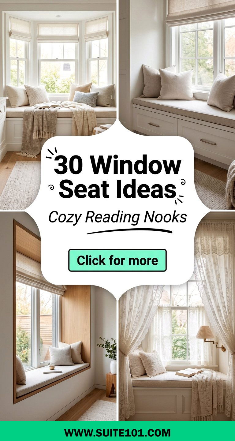30 Window Seat Ideas to Add Cozy Reading Nooks by Your Windows - 30 Window Seat Ideas to Add Cozy Reading Nooks by Your Windows