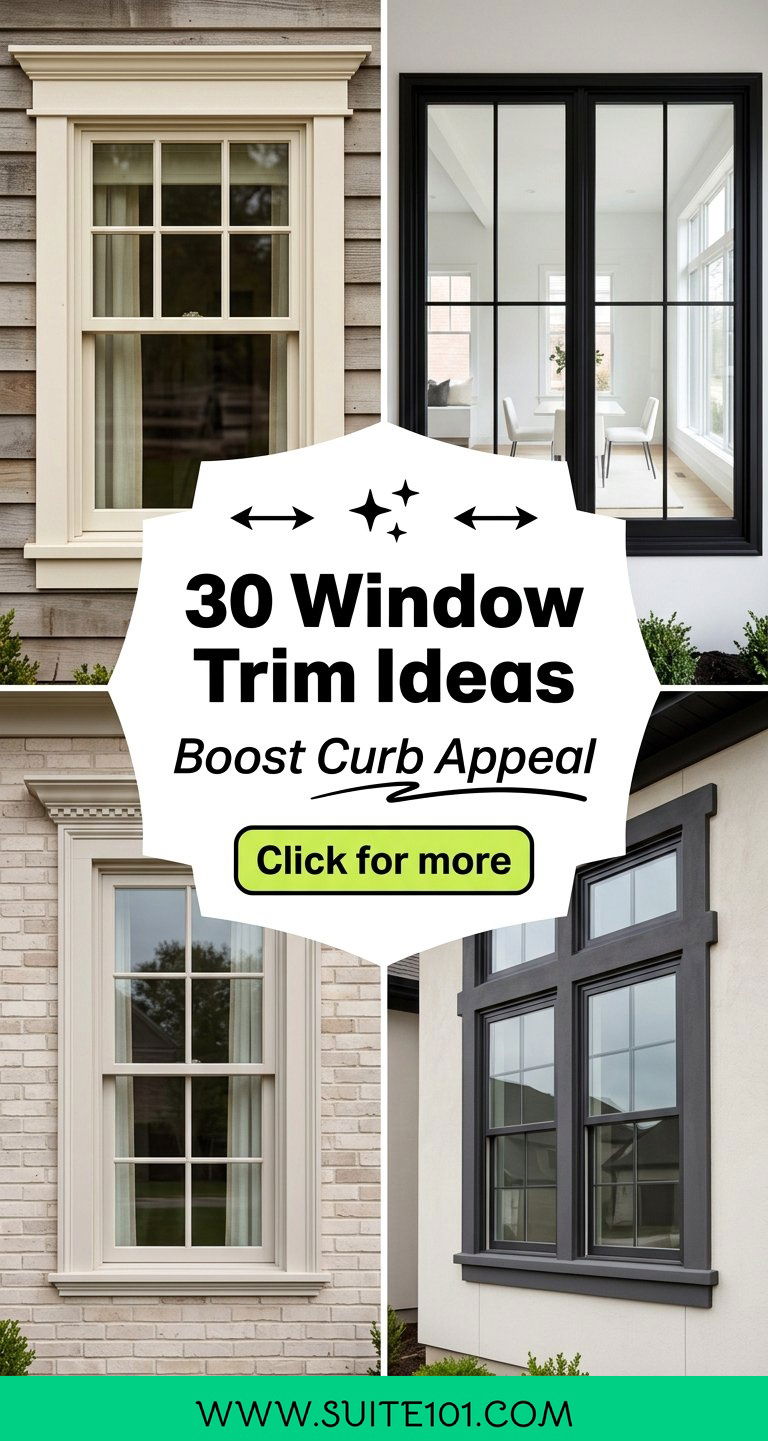 30 Window Trim Ideas to Upgrade Style and Boost Curb Appeal - 30 Window Trim Ideas to Upgrade Style and Boost Curb Appeal