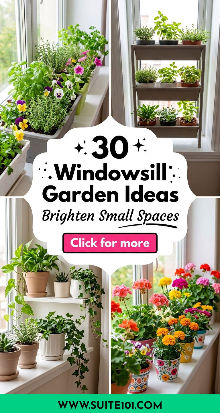 30 Windowsill Garden Ideas to Brighten Small Spaces Fast - 30 Windowsill Garden Ideas to Brighten Small Spaces Fast