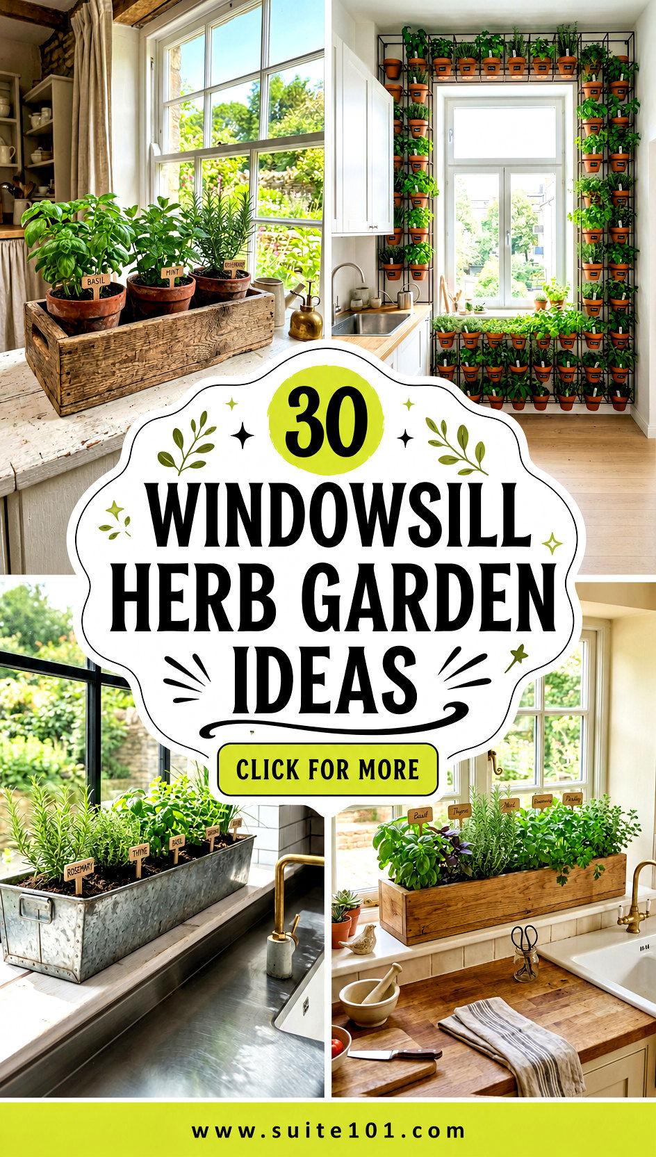 30 Windowsill Herb Garden Ideas for Fresh Flavor at Home - 30 Windowsill Herb Garden Ideas for Fresh Flavor at Home