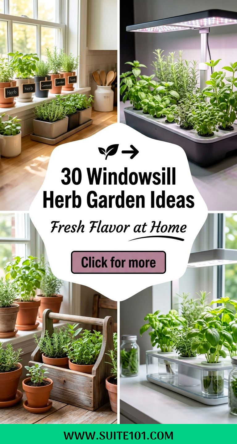 30 Windowsill Herb Garden Ideas for Fresh Flavor at Home - 30 Windowsill Herb Garden Ideas for Fresh Flavor at Home