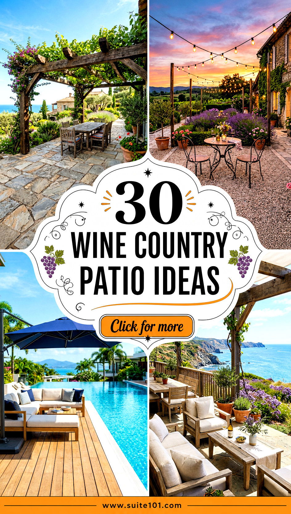 30 Wine Country Patio Ideas for Relaxed Outdoor Entertaining - 30 Wine Country Patio Ideas for Relaxed Outdoor Entertaining