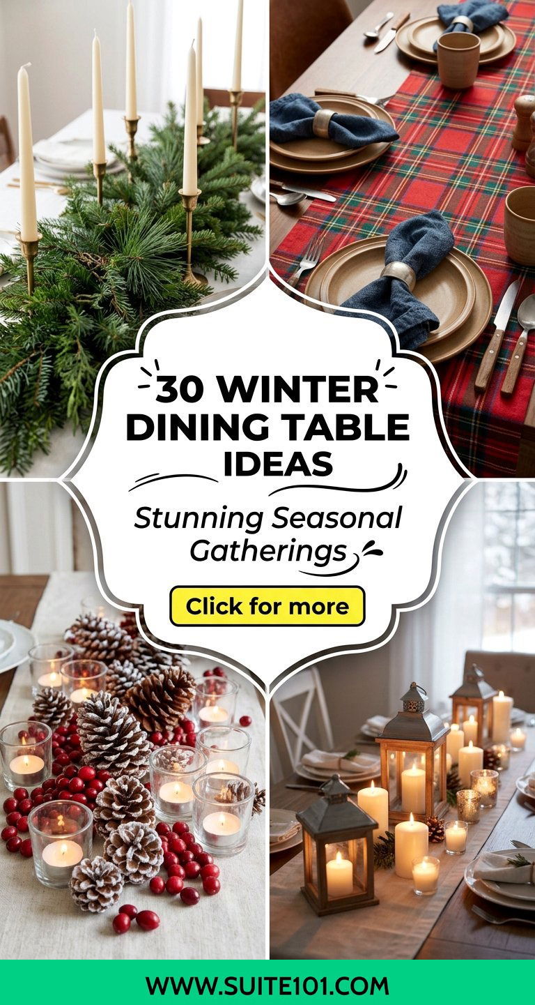 30 Winter Dining Table Ideas for Stunning Seasonal Gatherings - 30 Winter Dining Table Ideas for Stunning Seasonal Gatherings