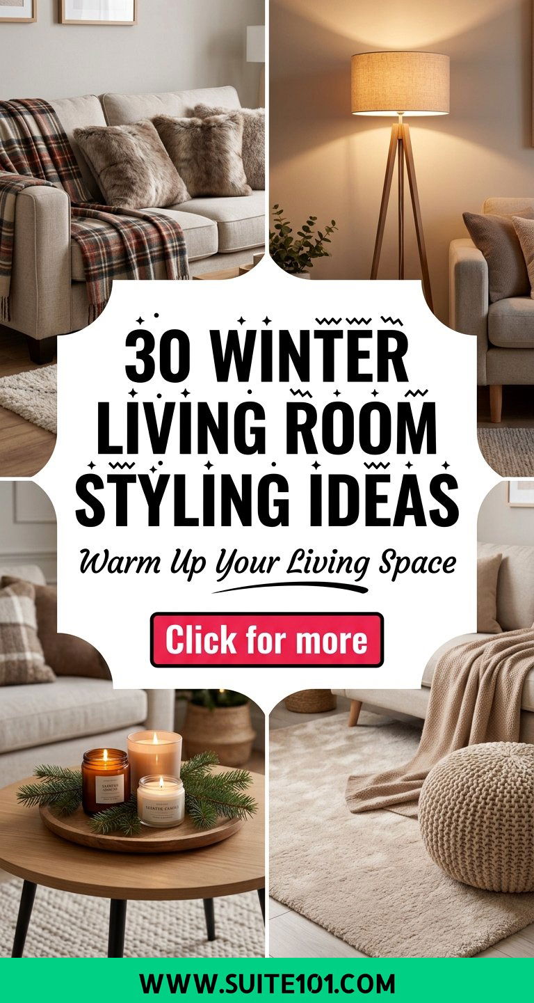 30 Winter Living Room Styling Ideas for a Warmer Home Today - 30 Winter Living Room Styling Ideas for a Warmer Home Today