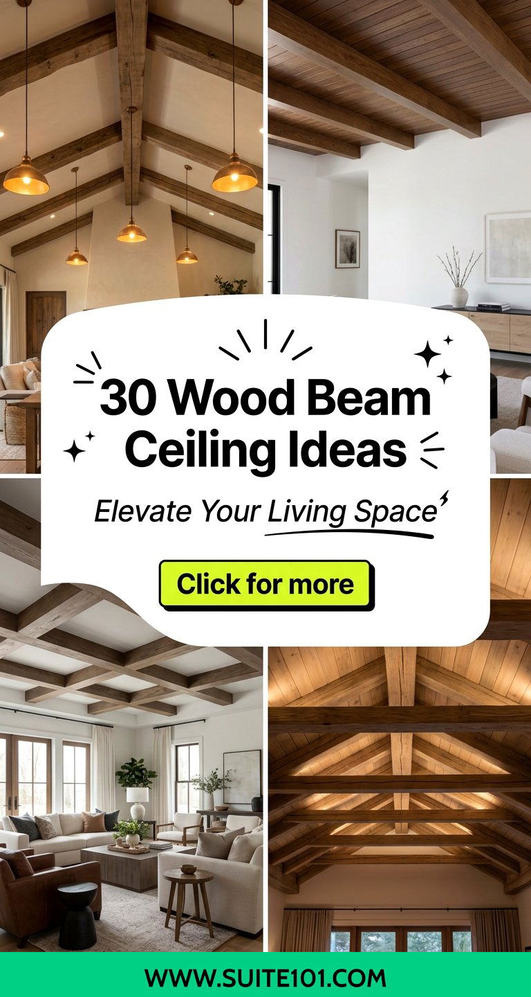 30 Wood Beam Ceiling Ideas to Elevate Your Living Space - 30 Wood Beam Ceiling Ideas to Elevate Your Living Space