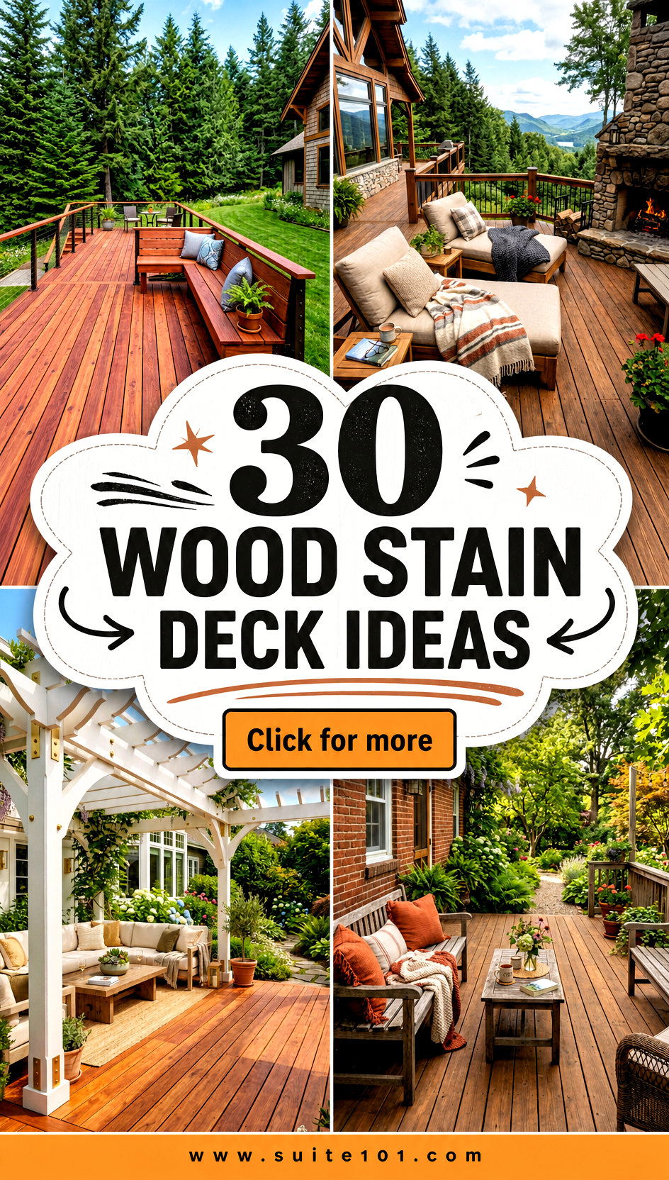 30 Wood Stain Deck Ideas for Rich Color and Protection Today - 30 Wood Stain Deck Ideas for Rich Color and Protection Today