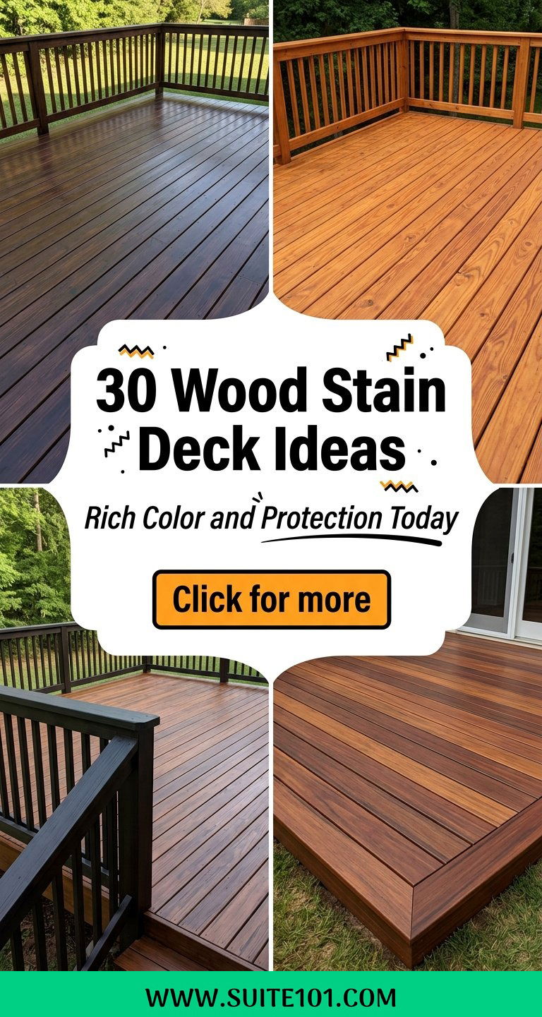 30 Wood Stain Deck Ideas for Rich Color and Protection Today - 30 Wood Stain Deck Ideas for Rich Color and Protection Today