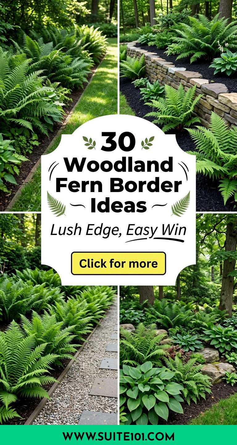 30 Woodland Fern Border Ideas for Lush Green Edging in Any Garden - 30 Woodland Fern Border Ideas for Lush Green Edging in Any Garden