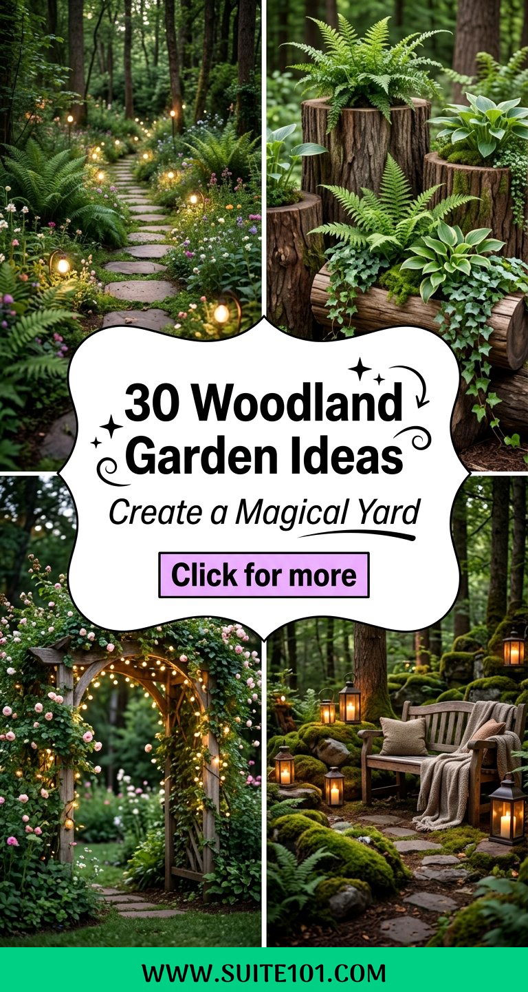 30 Woodland Garden Ideas to Create a Magical Yard Right Away - 30 Woodland Garden Ideas to Create a Magical Yard Right Away