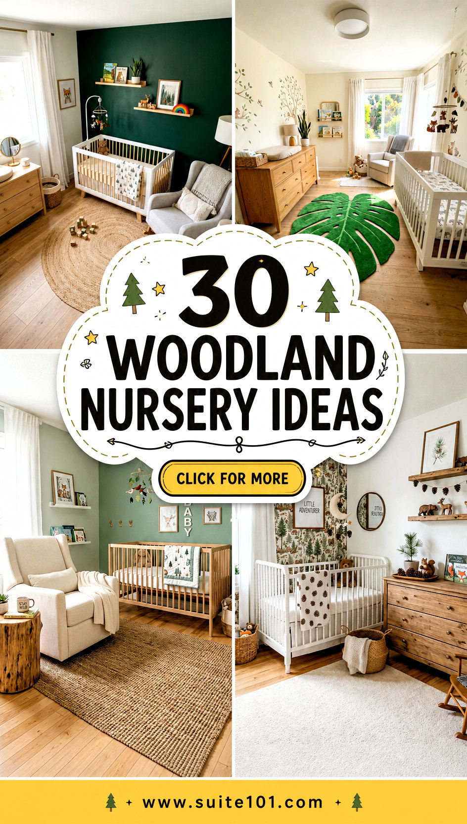 30 Woodland Nursery Ideas for Cozy Nature-Inspired Baby Rooms - 30 Woodland Nursery Ideas for Cozy, Nature-Inspired Baby Rooms