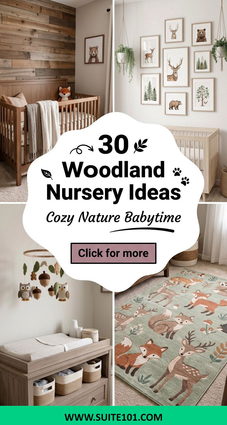 30 Woodland Nursery Ideas for Cozy Nature-Inspired Baby Rooms - 30 Woodland Nursery Ideas for Cozy, Nature-Inspired Baby Rooms