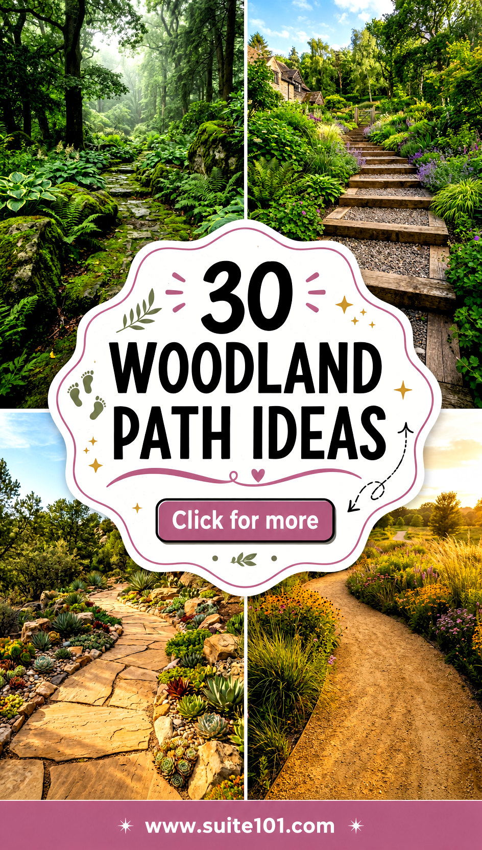 30 Woodland Path Ideas to Create a Magical Natural Walkway - 30 Woodland Path Ideas to Create a Magical, Natural Walkway