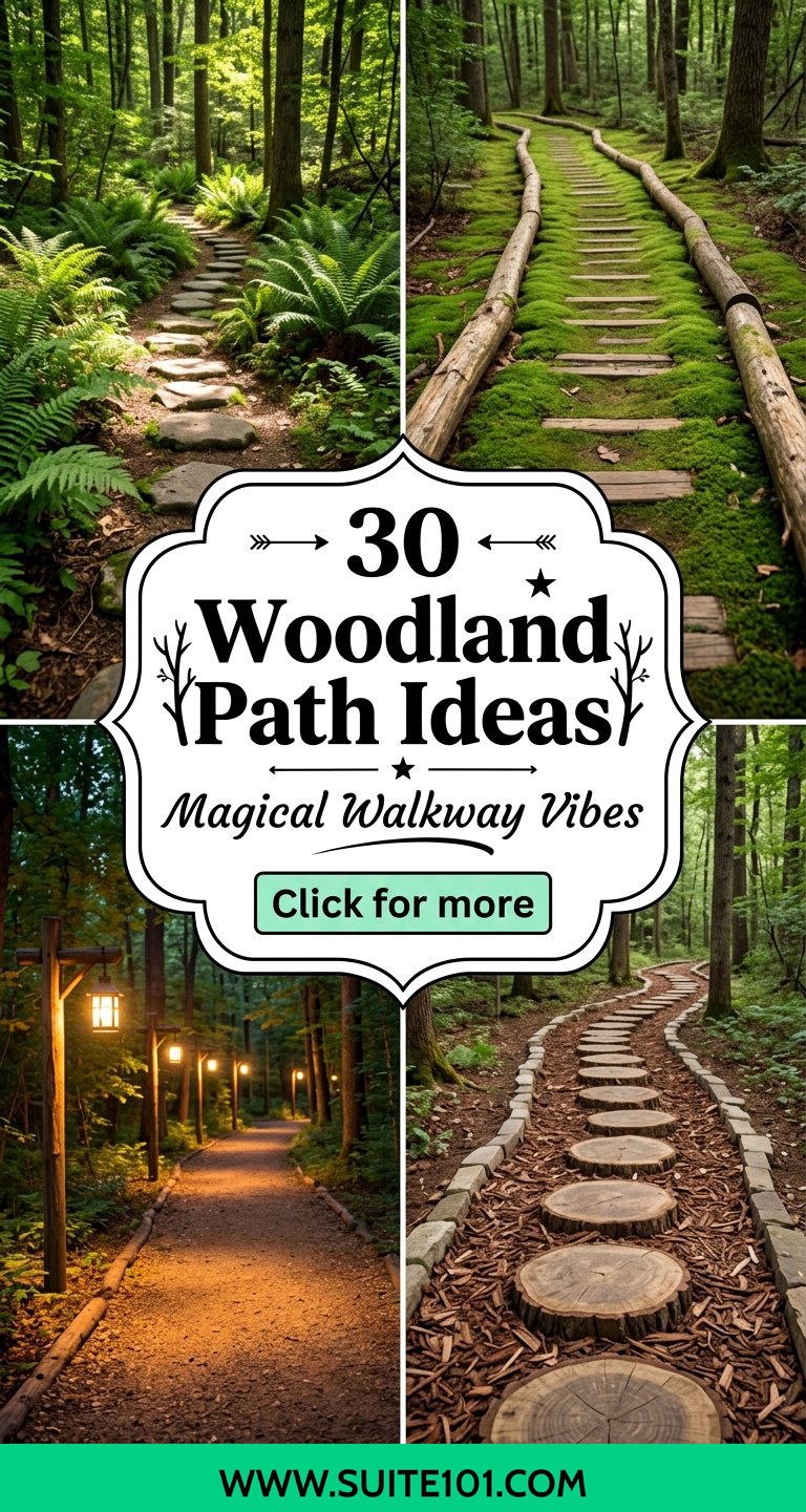 30 Woodland Path Ideas to Create a Magical Natural Walkway - 30 Woodland Path Ideas to Create a Magical, Natural Walkway