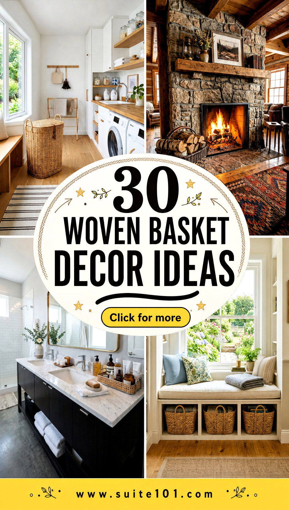 30 Woven Basket Decor Ideas to Style Any Room Beautifully - 30 Woven Basket Decor Ideas to Style Any Room Beautifully