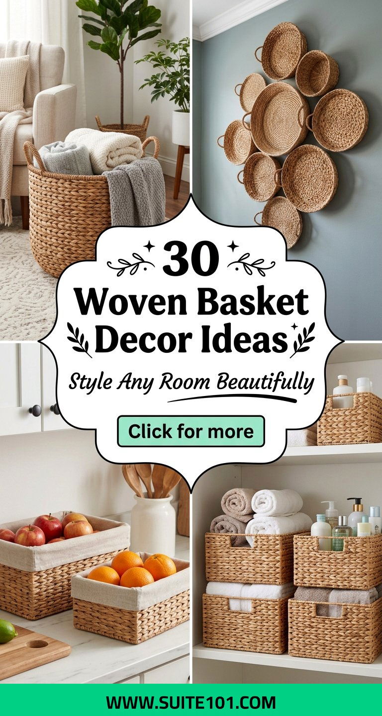 30 Woven Basket Decor Ideas to Style Any Room Beautifully - 30 Woven Basket Decor Ideas to Style Any Room Beautifully