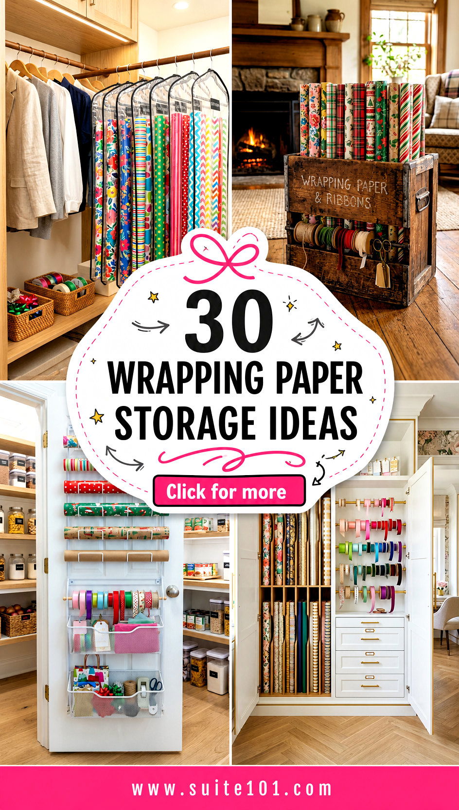 30 Wrapping Paper Storage Ideas to Tame the Holiday Mess - 30 Wrapping Paper Storage Ideas to Tame the Holiday Mess