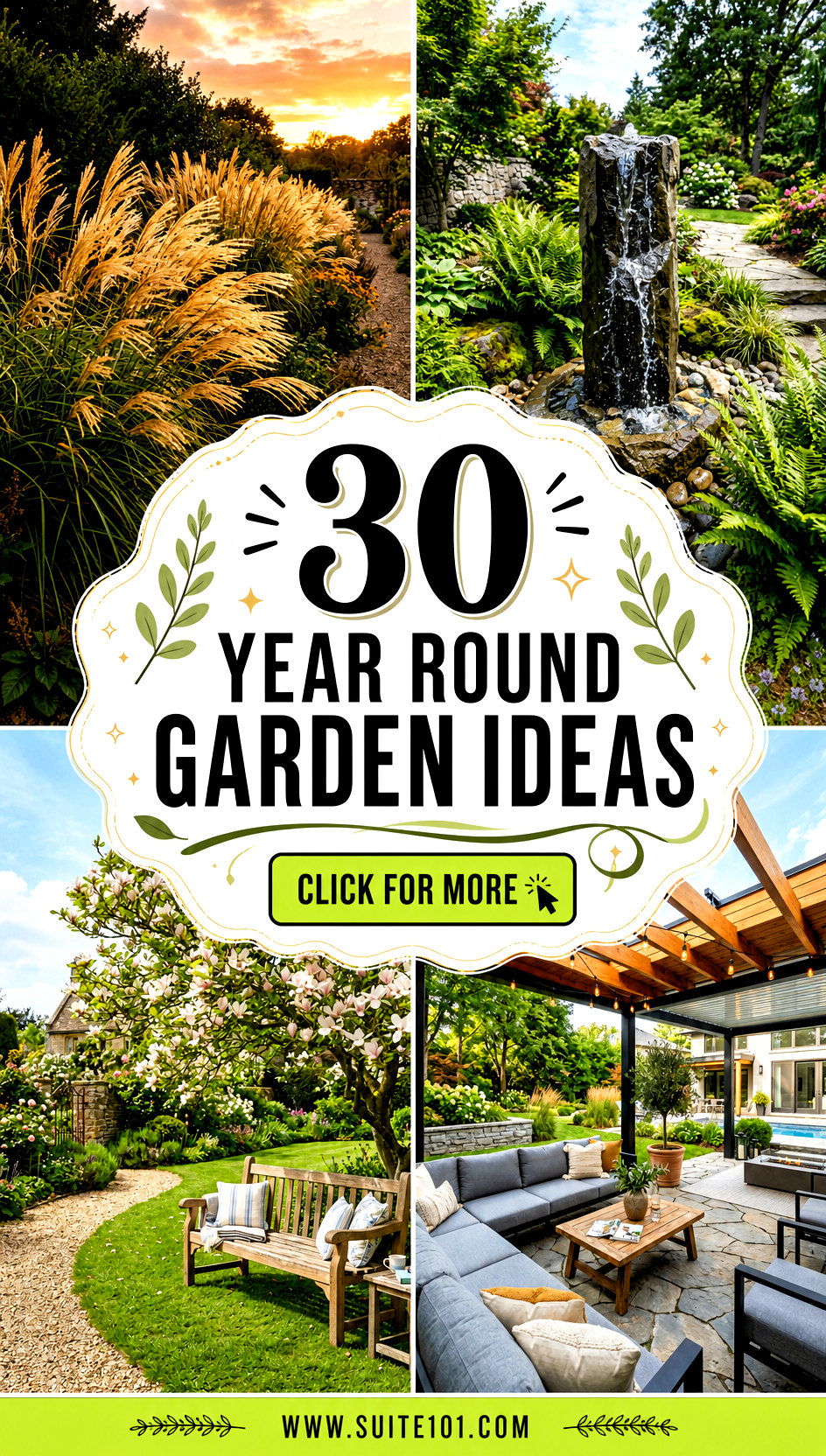 30 Year Round Garden Ideas to Keep Color All Season Beautifully - 30 Year Round Garden Ideas to Keep Color All Season Beautifully